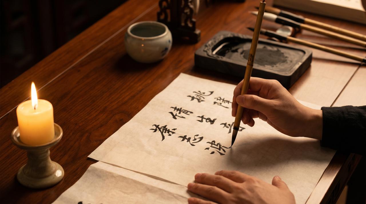 香蕉视频书法艺术视频教程 – 毛笔字入门视频演示，www.zadlgd.cn