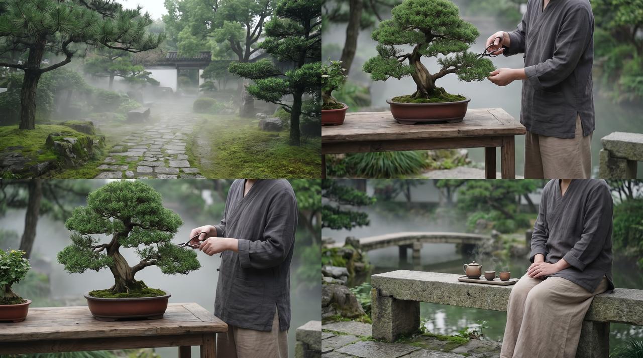 香蕉视频园艺生活视频 – 盆景修剪技艺视频教程，www.zadlgd.cn